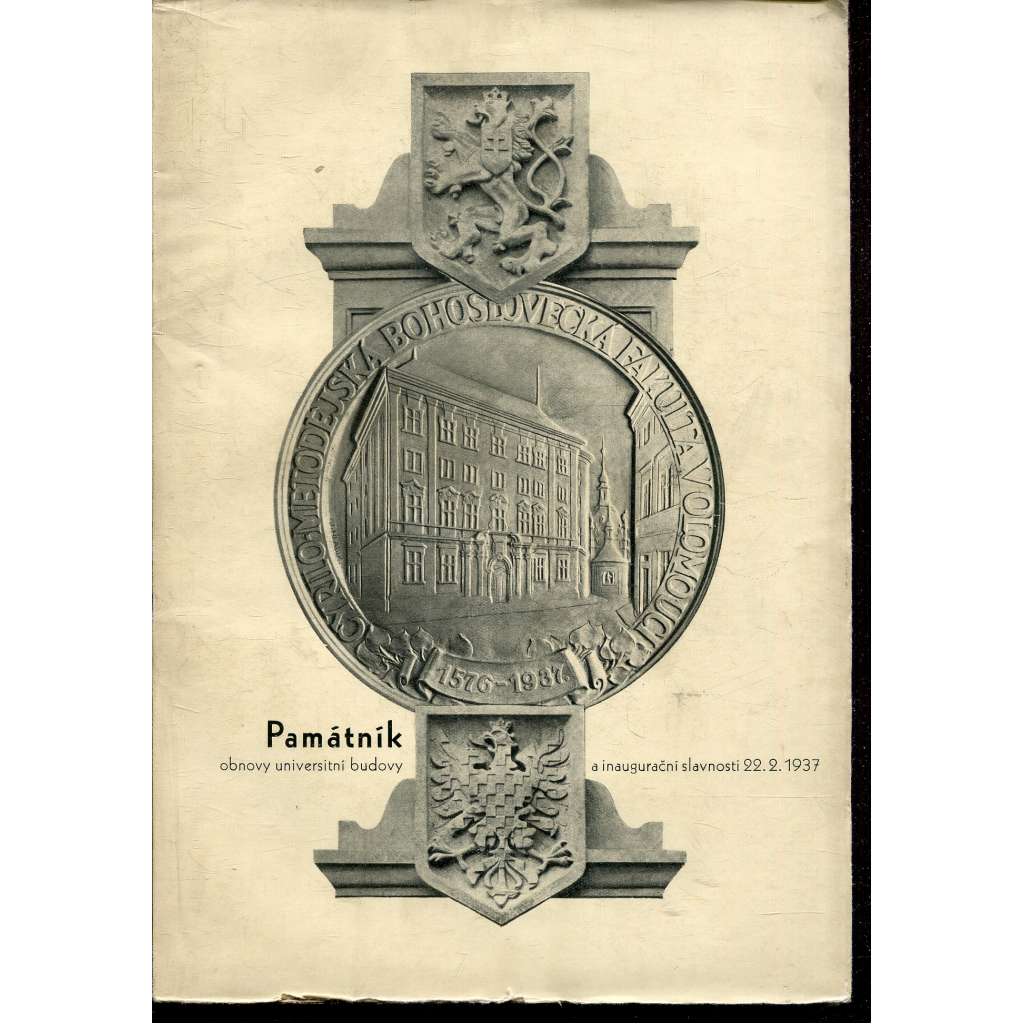 Cyrilometodějská bohoslovecká fakulta v Olomouci v akademickém roce 1936-1937 (podpis František Cinek) - Olomouc