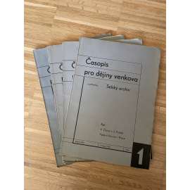 Časopis pro dějiny venkova, roč. XXII., číslo 1-4/1935 (kompletní ročník)