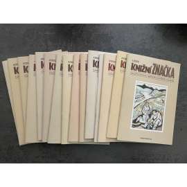 Knižní značka, číslo 1-4/2020, číslo 1-4/2021, číslo 1-3/2022 (chybí číslo 4) a číslo 1-4/2023. Časopis Spolku sběratelů a přátel exlibris