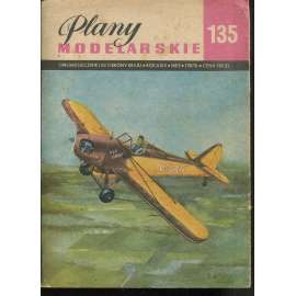 Plany modelarskie, roč. XXIV., č. 135/1987 [Modelářské plány - letadlo FLY BABY; letectvo, letadla, modelářství, modely]