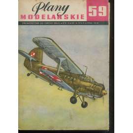 Plany modelarskie, roč. XI., č. 59/1974 [Modelářské plány - letadlo AN-2, letectvo, letadla, modelářství, modely]