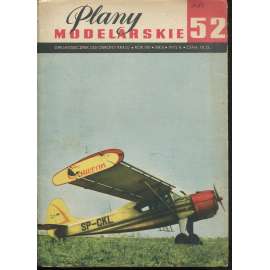 Plany modelarskie, roč. VIII., č. 52/1972 [Modelářské plány - letadlo PZL - 101 Gawron, letectvo, letadla, modelářství, modely]