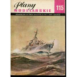 Plany modelarskie, roč. XX., č. 115/1983 [Modelářské plány - loď ORP Orkan, letectvo, letadla, modelářství, modely]