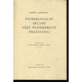 Patrimoniální archiv nejv. purkrabství pražského (Praha) Patrimoniální archiv nejv. purkrabství pražského (Praha)