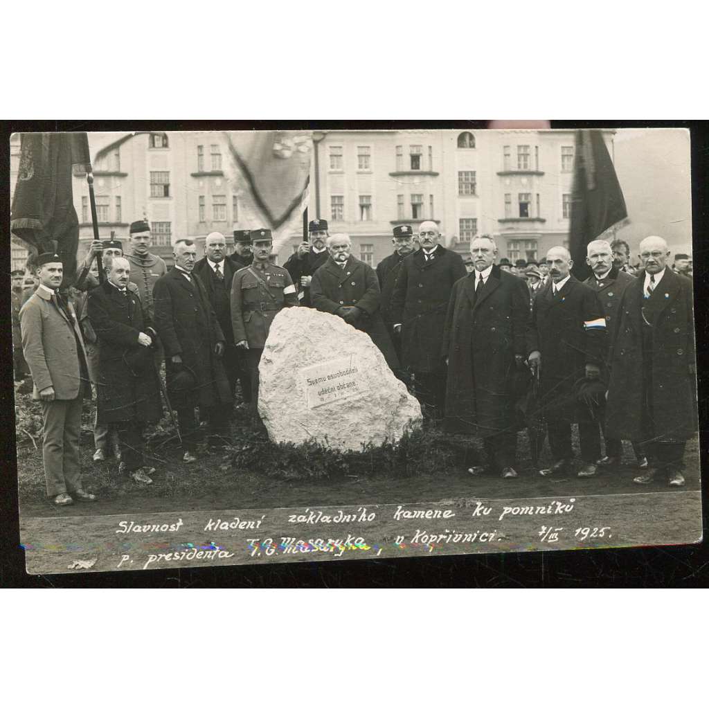 Kopřivnice, Nový Jičín, pomník, socha, základní kámen