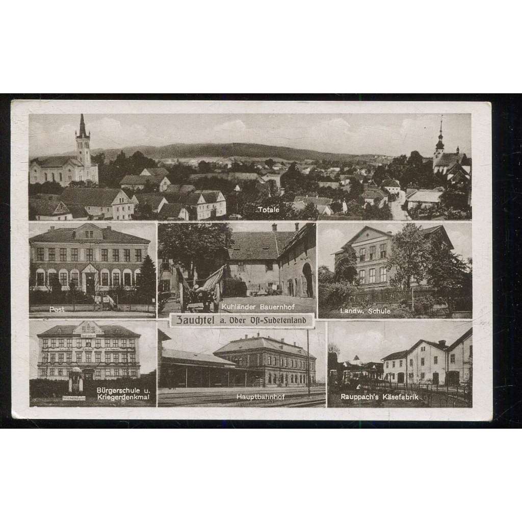 Suchdol nad Odrou, Zauchtel, Nový Jičín, nádraží