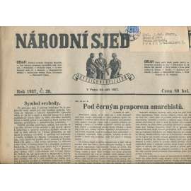 Národní sjednocení, číslo 39/1937 (noviny 1. republika) Národní sjednocení, číslo 39/1937 (noviny 1. republika)