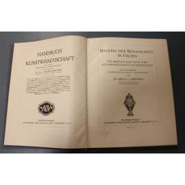 Malerei der Renaissance in Italien (Handbuch der Kunstwissenschaft) (Malířství renesance v Itálii; Mantegna, Crivelli, Carpaccio, Tizian, Gio. Bellini, Giorgione, Correggio)