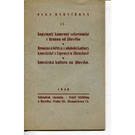 Kopylnatý kamenný sekeromlat s hranou od Jílového / Bronzová břitva z období kultury knovízské z Lipence u Zbraslavě / Knovízská kultura na Jílovsku (Jílové, Lipence)