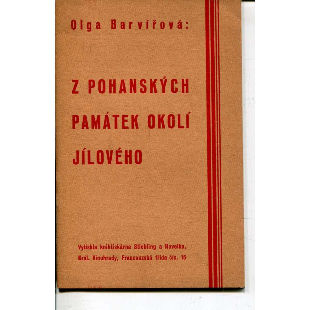 Z pohanských památek okolí Jílového (Jílové) Z pohanských památek okolí Jílového (Jílové)