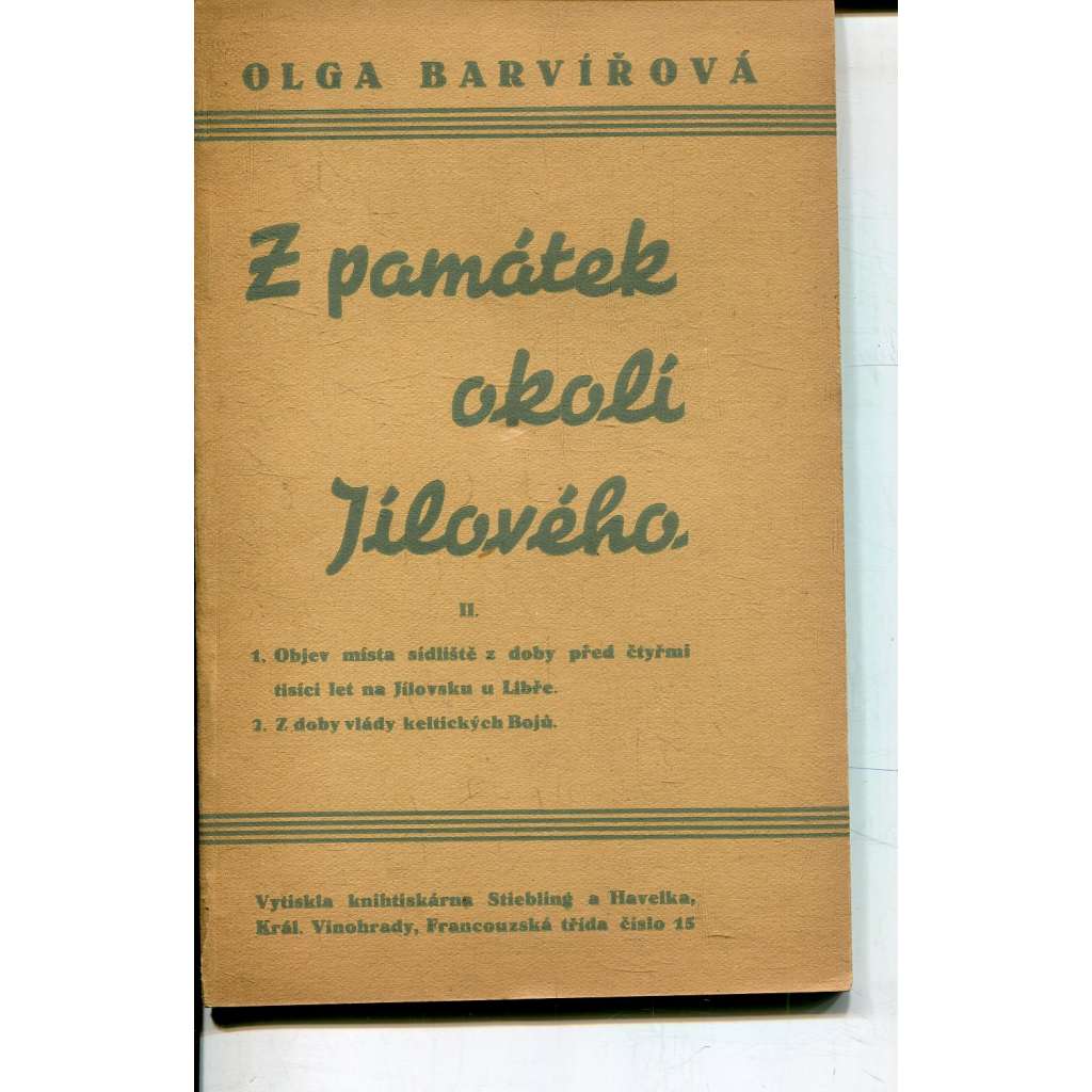 Z památek okolí Jílovského (Libeř, Jílové)