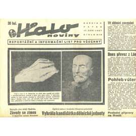 Halo noviny, 1937 (smrt T. G. Masaryk, prezident) Halo noviny, 1937 (smrt T. G. Masaryk, prezident)