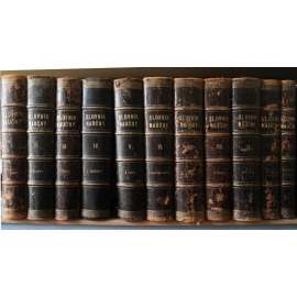 RIEGRŮV SLOVNÍK NAUČNÝ - KOMPLET 11 dílů - VAZBY KŮŽE