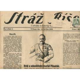 Stráž Říše, číslo 3/1929. Ústřední fašistický list (noviny, 1. republika)