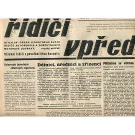 Řidiči vpřed, ročník XXI., číslo 5/1939 (noviny)