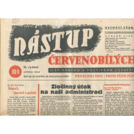 Nástup červenobílých - List hrdého a poctivého češství, ročník II., číslo 10/1940 [kolaborace, Protektorát]