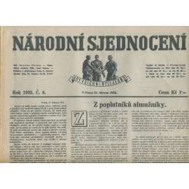 Národní sjednocení, číslo 6/1935 (noviny 1. republika) Národní sjednocení, číslo 6/1935 (noviny 1. republika)