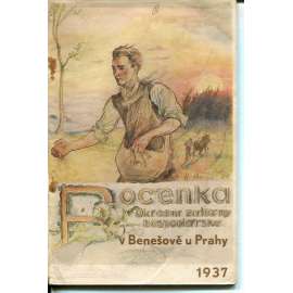 Ročenka 1937. Okresní záložna hospodářská v Benešově u Prahy (Benešov)