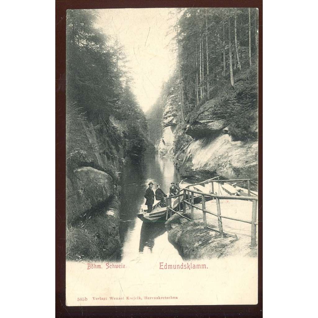 Hřensko, Děčín, Edmundova soutěska