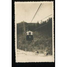 Liberec, rozhledna Ještěd, lanovka