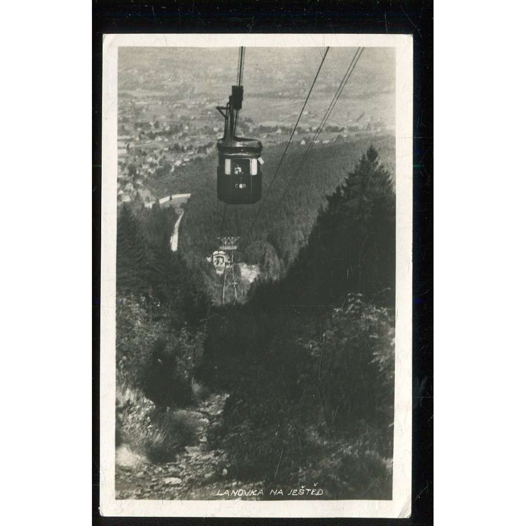 Liberec, rozhledna Ještěd, lanovka Liberec, rozhledna Ještěd, lanovka