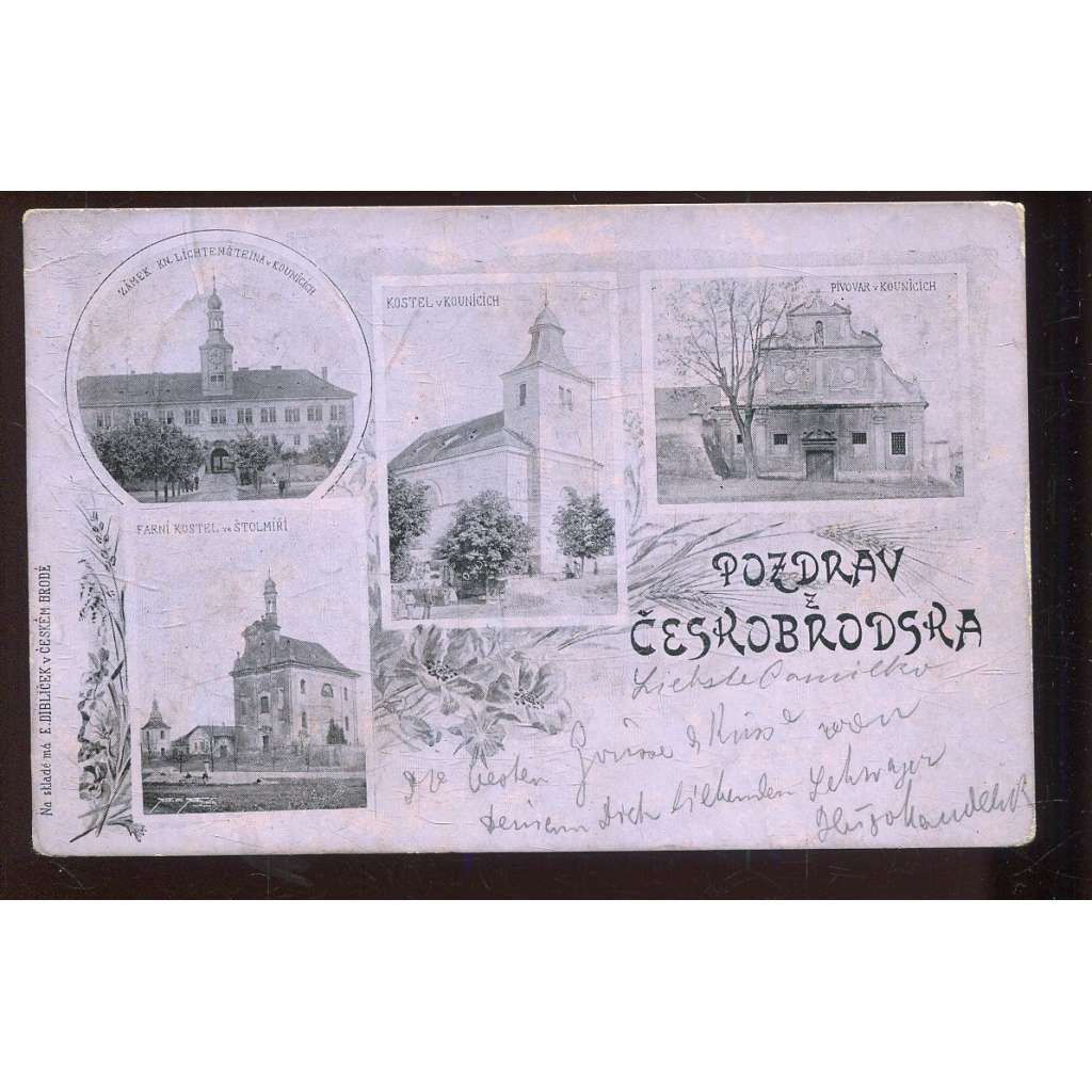 Štolmíř a Kounice, Český Brod, Kolín, vpravo pivovar v Kounicích Štolmíř a Kounice, Český Brod, Kolín, vpravo pivovar v Kounicích