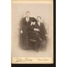 Stará fotografie - kabinetka (Václav Fanta, Praha)