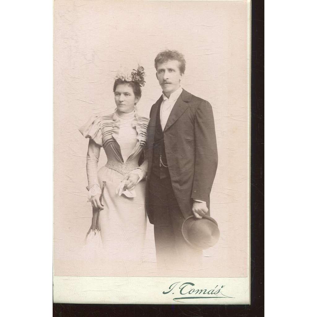 Stará fotografie - kabinetka (J. Tomáš, Praha)