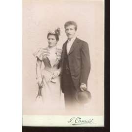 Stará fotografie - kabinetka (J. Tomáš, Praha)