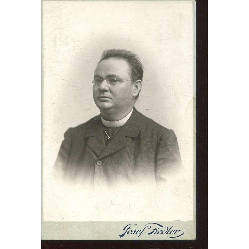 Stará fotografie - kabinetka (Josef Fiedler, Praha)