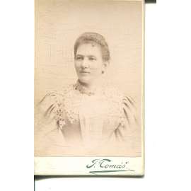 Stará fotografie - kabinetka (J. Tomáš Praha)