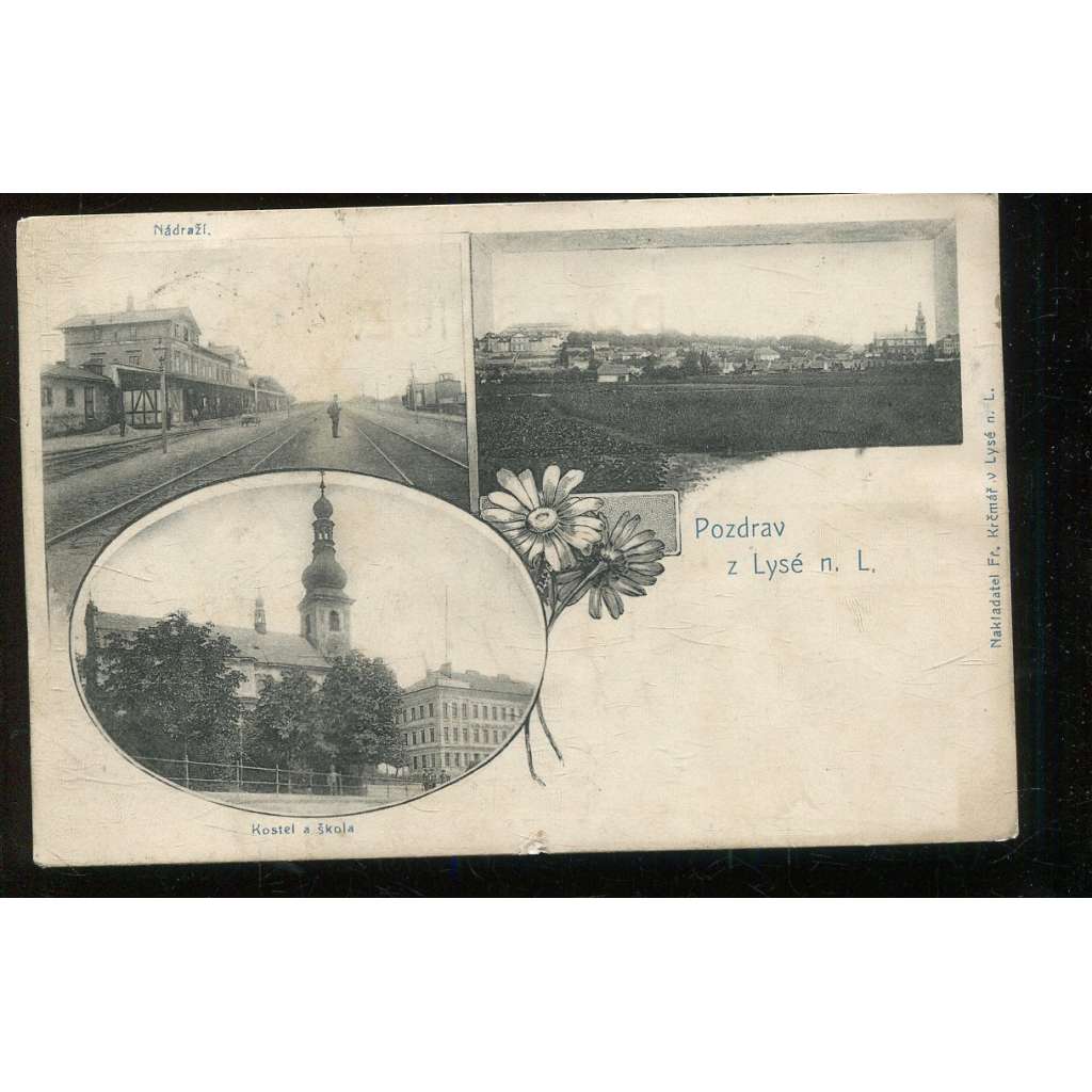 Lysá nad Labem, Nymburk, nádraží (pošk.)