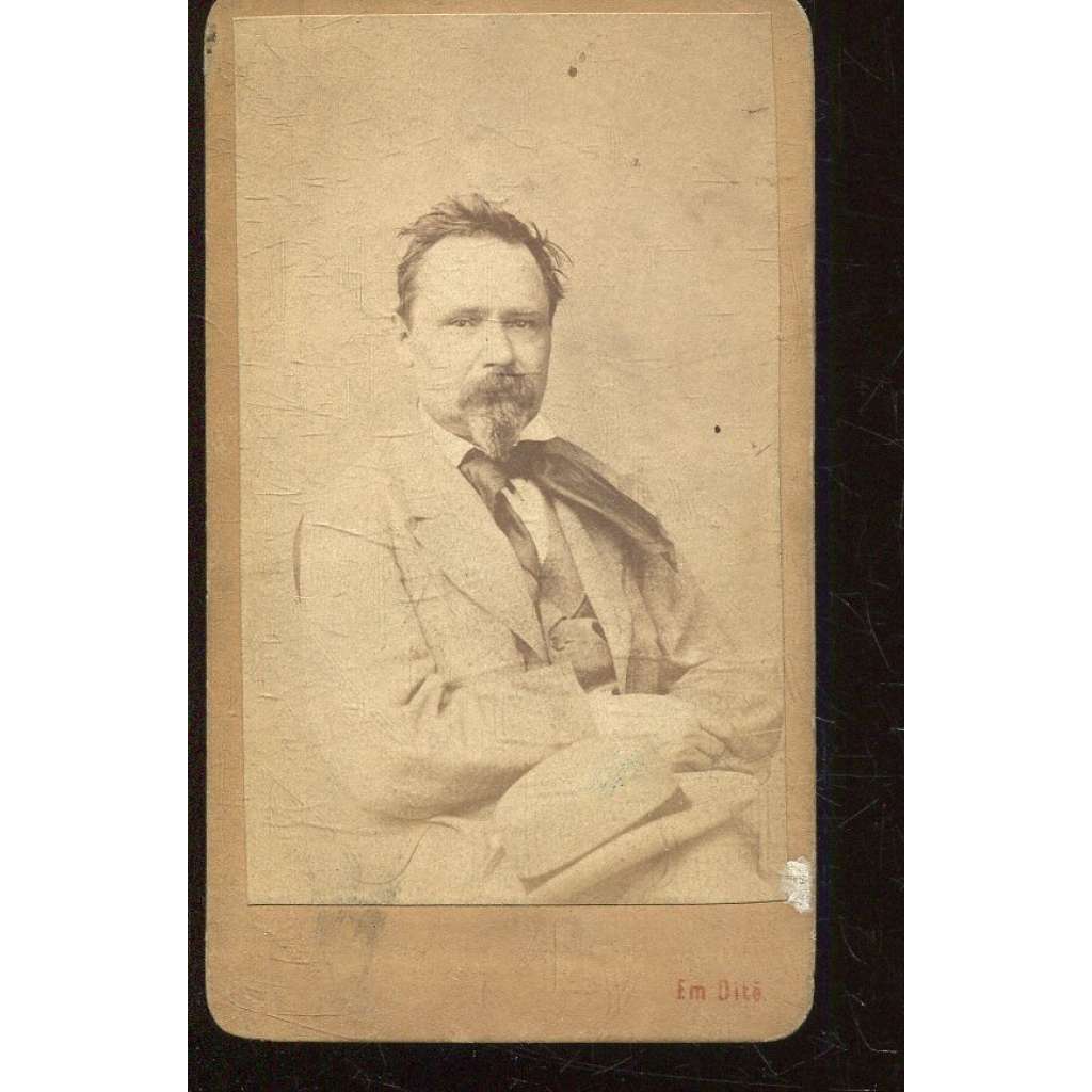 Stará fotografie - kabinetka (Emanuel Dítě, Praha)