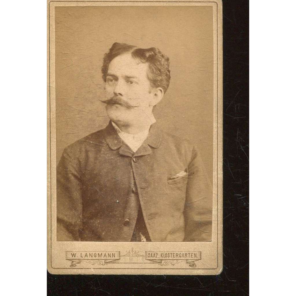 Stará fotografie - kabinetka (W. Langmann, Praha)