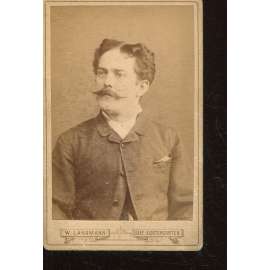 Stará fotografie - kabinetka (W. Langmann, Praha)