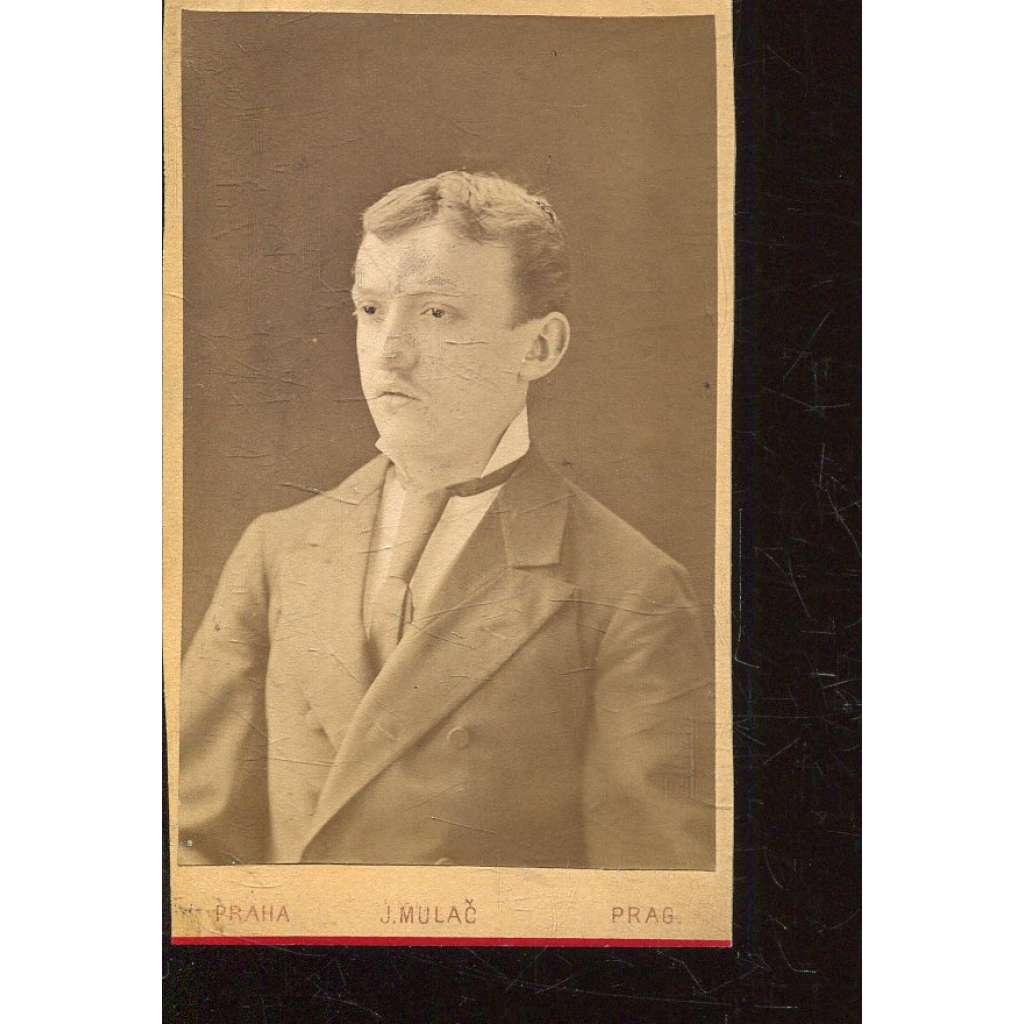 Stará fotografie - kabinetka (J. Mulač, Praha)