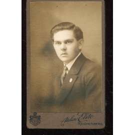 Stará fotografie - kabinetka (Atelier Elite, Liberec)