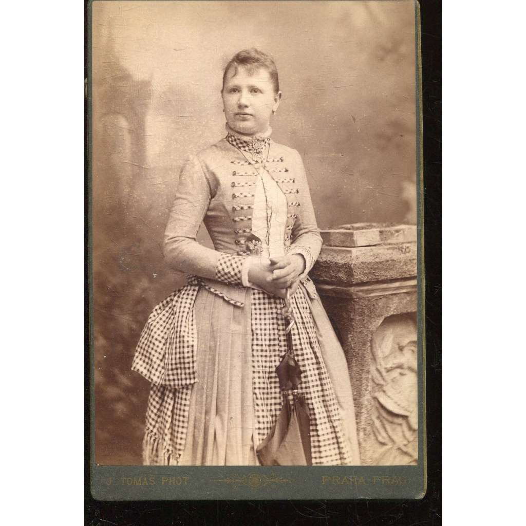 Stará fotografie - kabinetka (J. Tomáš, Praha)