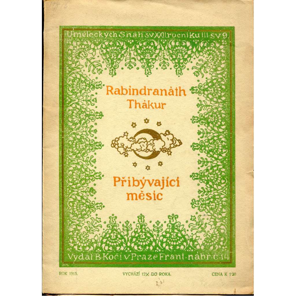 Přibývající měsíc (edice: Umělecké snahy, sv. XXII) [indické příběhy, Indie]