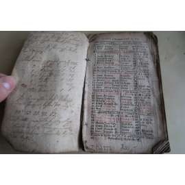 starý kalendář aneb Hvězdářské domnění na rok 1797 (není kompletní)