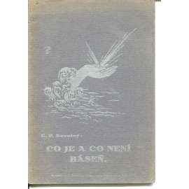 Co je a co není báseň (podpis K. P. Novotný)