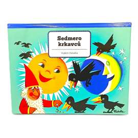Vojtěch Kubašta - Sedmero Krkavců [dětské leporelo, pohádky, pop-up kniha, prostorová publikace]