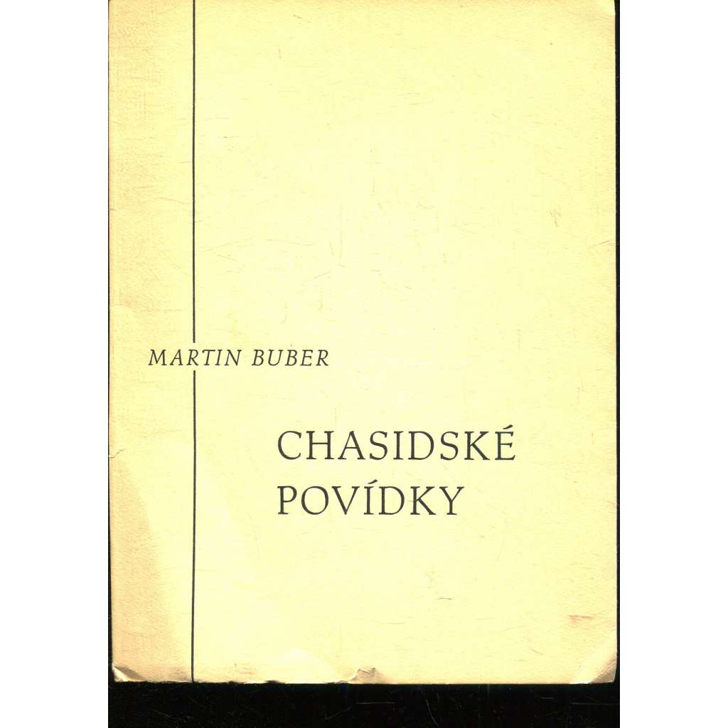 Chasidské povídky (podpis Otto. F. Babler )