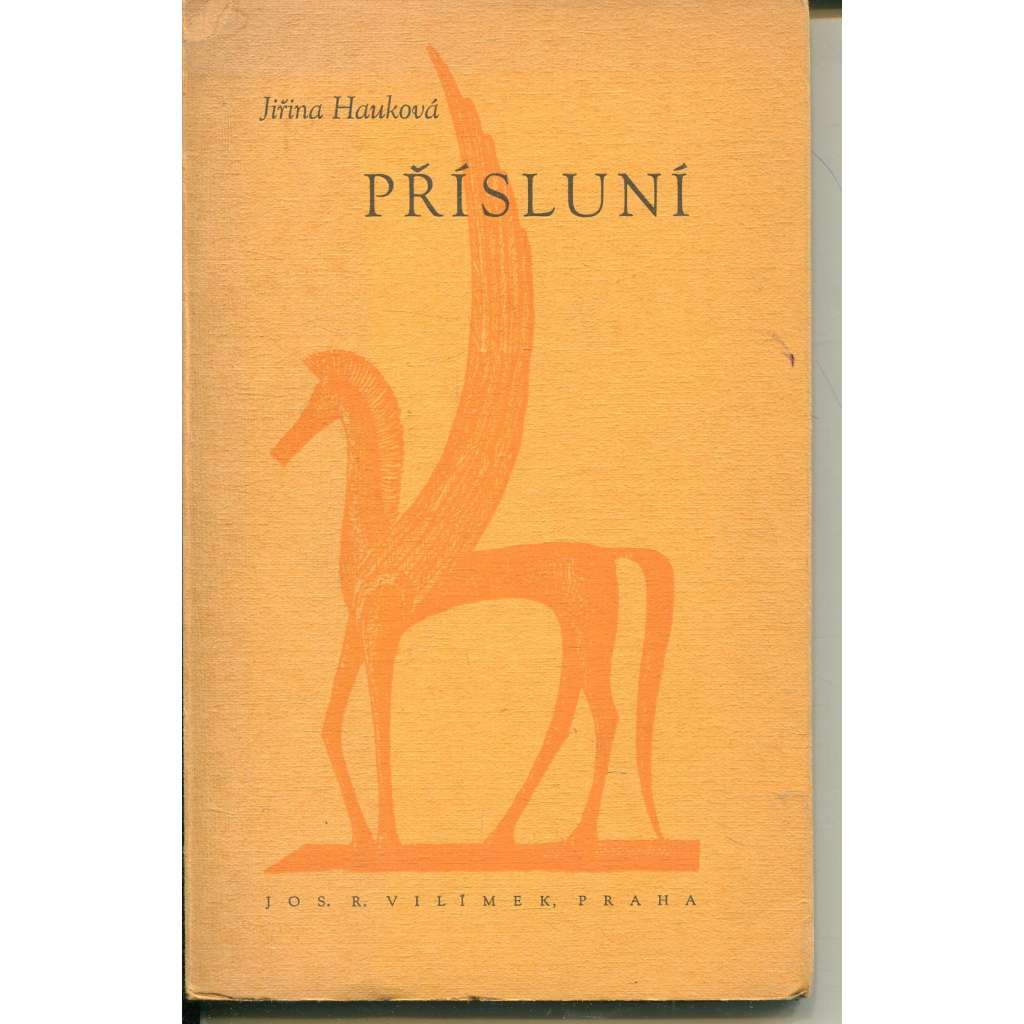 Přísluní (​Obálka František Tichý) - poezie (podpis Jiřina Hauková)