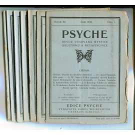 Psyche, ročník XI./1934, čísla 1., 2. a 4.-10. (Revue věnovaná mystice, okultismu a metapsychice) - není kompletní