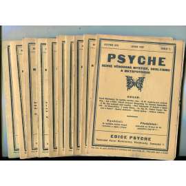 Psyche, ročník XVI./1939, čísla 1.-10. (Revue věnovaná mystice, okultismu a metapsychice)