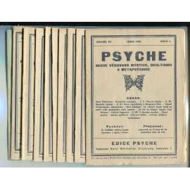 Psyche, ročník XV./1938, čísla 1.-10. (Revue věnovaná mystice, okultismu a metapsychice)