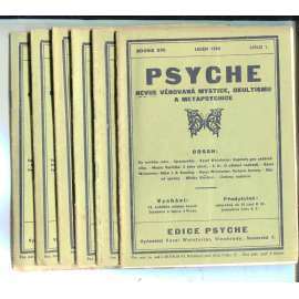 Psyche, ročník XVII./1940, čísla 1.-6. (Revue věnovaná mystice, okultismu a metapsychice) -není kompletní Psyche, ročník XVII./1940, čísla 1.-6. (Revue věnovaná mystice, okultismu a metapsychice) -není kompletní