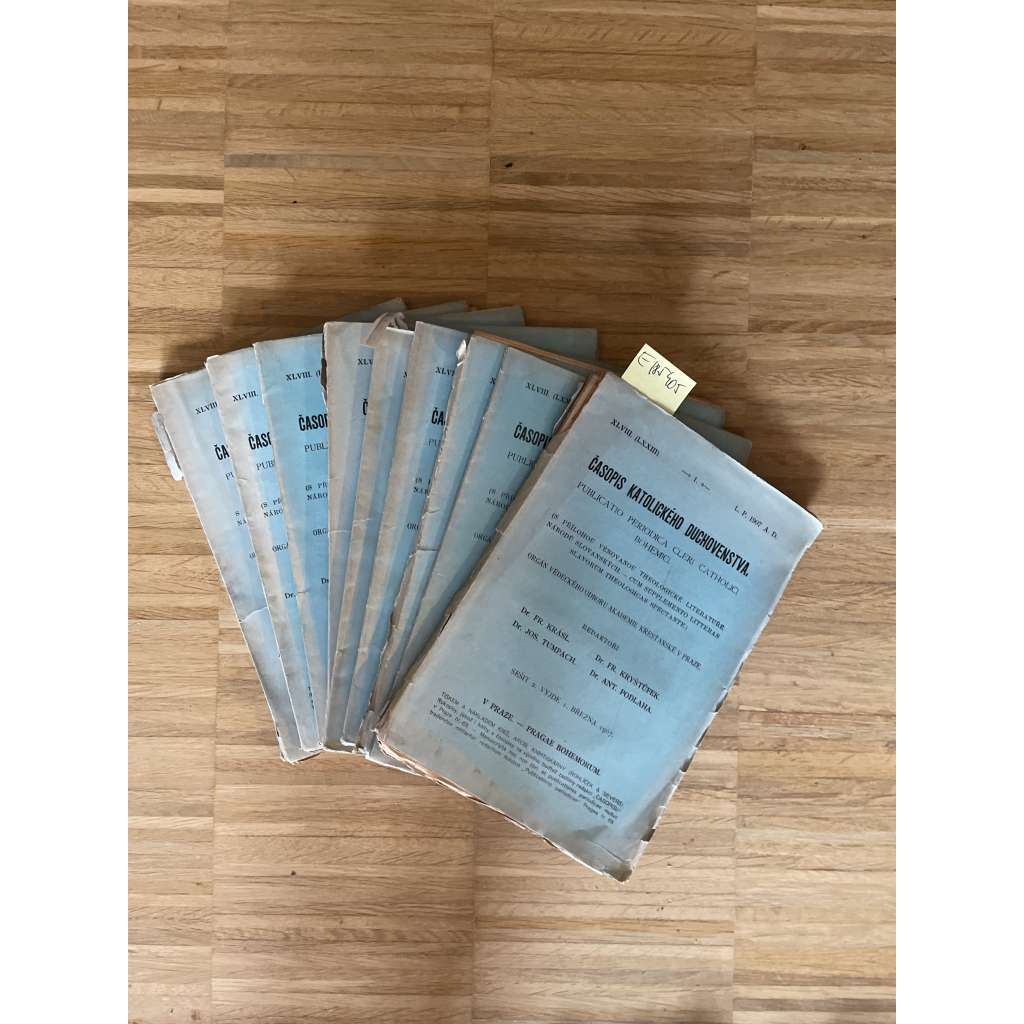 Časopis katolického duchovenstva, ročník XLVIII., čísla 1.-10/1907