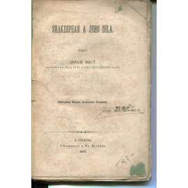Shakespear a jeho díla (William Shakespeare) - 1873